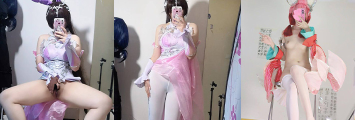 推特百变COS嫩妹福利姬 沐沐酱 献出裸舞道具自慰 白嫩身姿展示妖娆 实力金主可上！