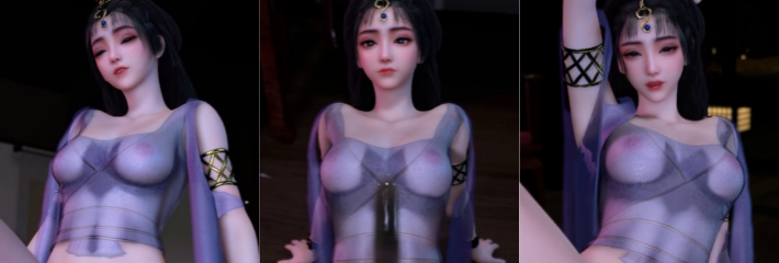 VAMJack 技术改编 文思月 凡人修仙传 3D国漫色情片 紫纱美人完美身材 令人血脉喷张！