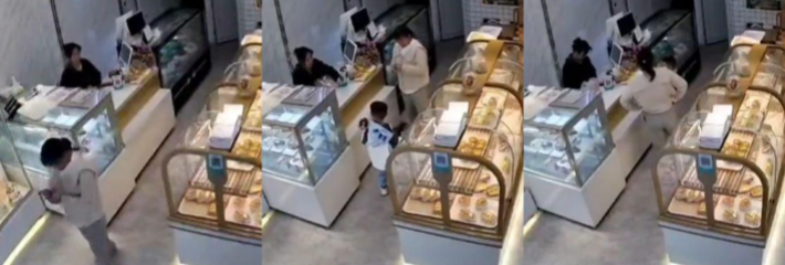 经典香菜小仙女 江西蛋糕店店员提醒子孩别用手摸蛋糕 遭妈妈发视频称子孩吃坏肚子！