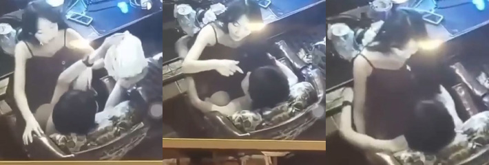 逆天小情侣网吧做爱还挑衅网管 这嚣张跋扈的态度必须让她在网上爆火！