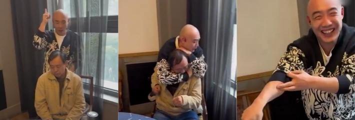 马保国大师沉寂了许久又出来作妖了！现场教学展示如何破解裸绞 全程笑容满面很有看点