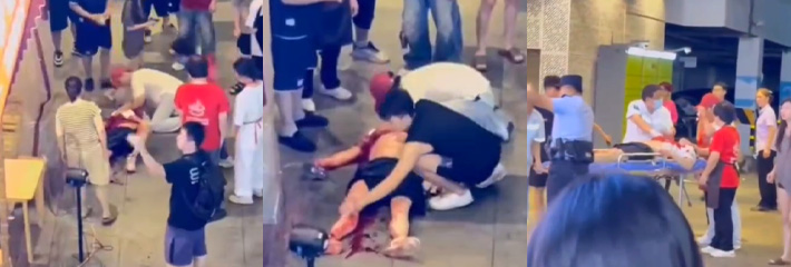 成都高新区观东二街某小区发生一起持刀伤人案件 两人积怨已久 目前伤者已送医！