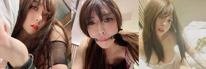 推特高颜值人妖网红尤娜MYuna，捆绑调教舔棒视频会员定制收费版