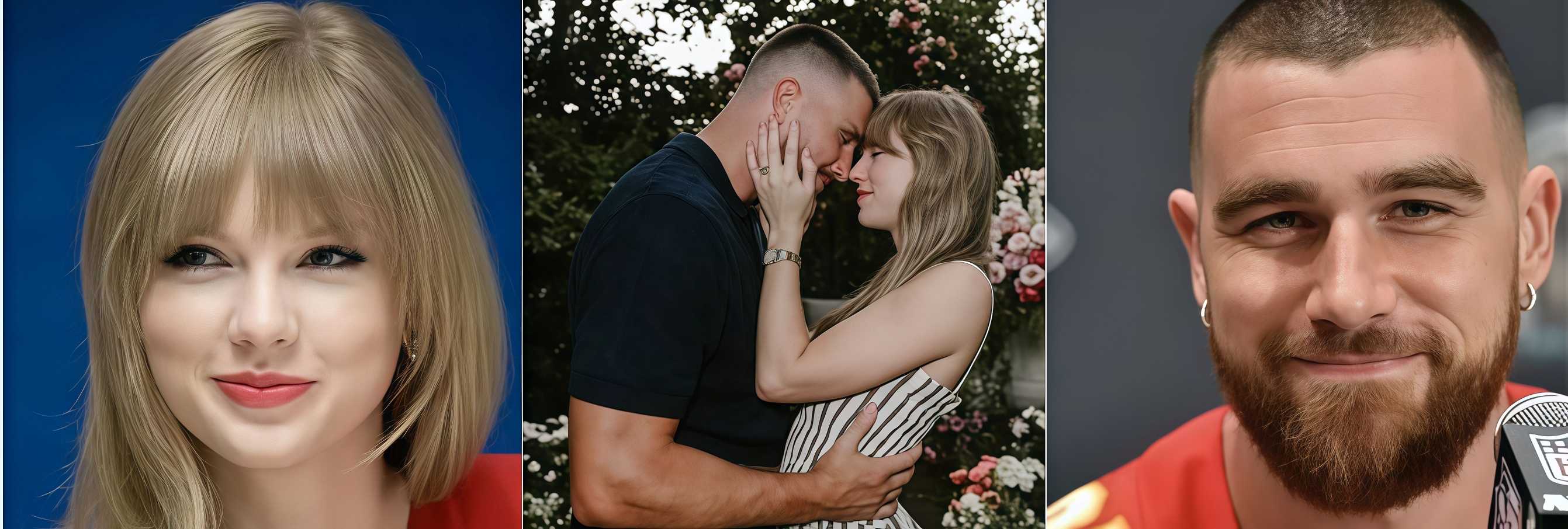 歌坛天后 泰勒斯威夫特 订婚NFL球星 特拉维斯 浪漫求婚照引爆全网 跨界恋情甜炸热搜！