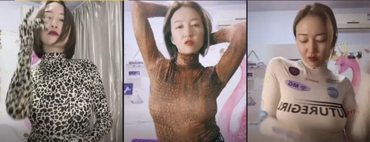 抖音快手 何乔静/多肉的何老师 三十岁熟女直播脱衣骚舞 扭臀揉大奶子诱惑