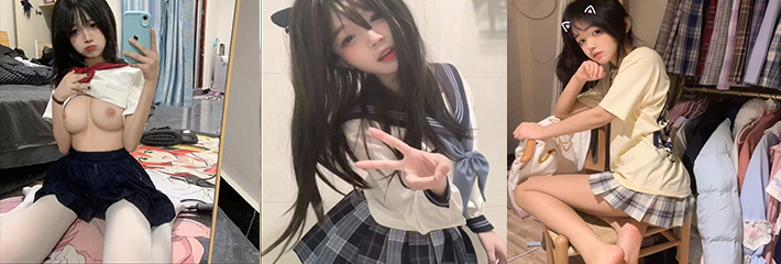抖音31W粉丝网红 部也是卜日常给金主爸爸发的自拍视频泄露，原来是个外表清纯的反差母狗！