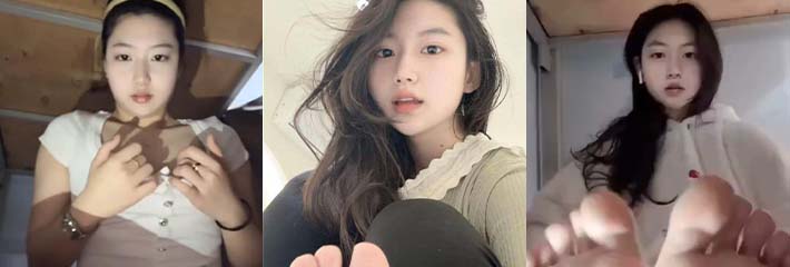 反差母狗大学生 宿舍里自慰模拟足交 两只绝美玉足呈现在屏幕前 让足控者心花路放