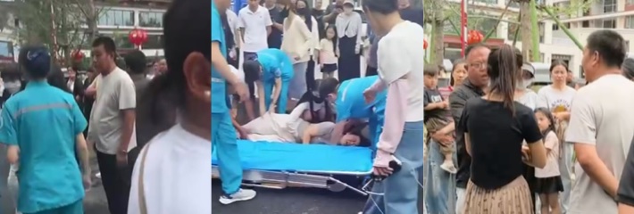 河北平乡 金天凤凰城保安群殴业主 多人被按倒在地惨叫