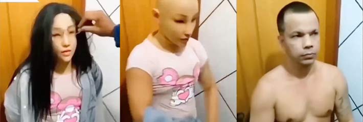 监狱大佬化妆成女性企图越狱 这装扮是真的足够让人惊呆万分！