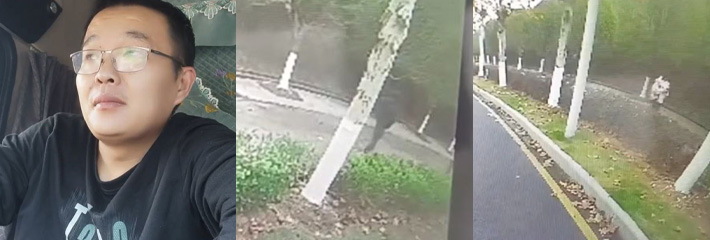 贵州贵阳一陌生男子裸露下体尾随小女孩 货车司机见状抄撬棍吓跑男子！