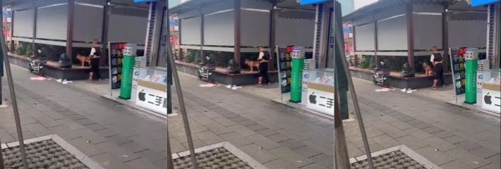 网传广东某地一男子 光天化日之下公然与狗交合 现场视频流出！