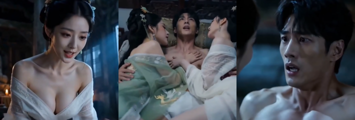 精品AI短剧 夜伴灵姬 聊斋女鬼深夜索阳 绝美灵姬主动骑乘 全程高能