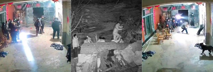 安徽合肥强拆人员凌晨强行闯入住户家中 各种暴力手段逼迫住户离开 视频曝光强拆人员强硬手段