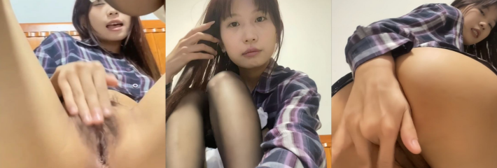 长沙20岁极品反差少女 王辰渝 自慰视频流出 黑丝玉足手指揉穴自慰反差至极！