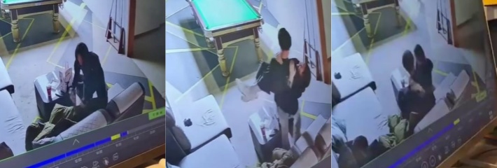 台球厅监控高清记录 美女助教教杆法变开房 兄弟们这课值不值？