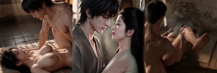AI成人短剧 双生道侣 第1-3集 冰霜剑仙白天禁欲 夜里性瘾发作 一体双魂彻底堕落