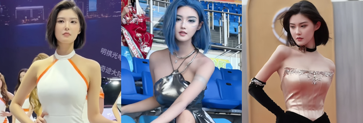 抖音337万网红车模 程儿 江苏无锡车展现场突遭刀砍 安保紧急制服所幸无碍
