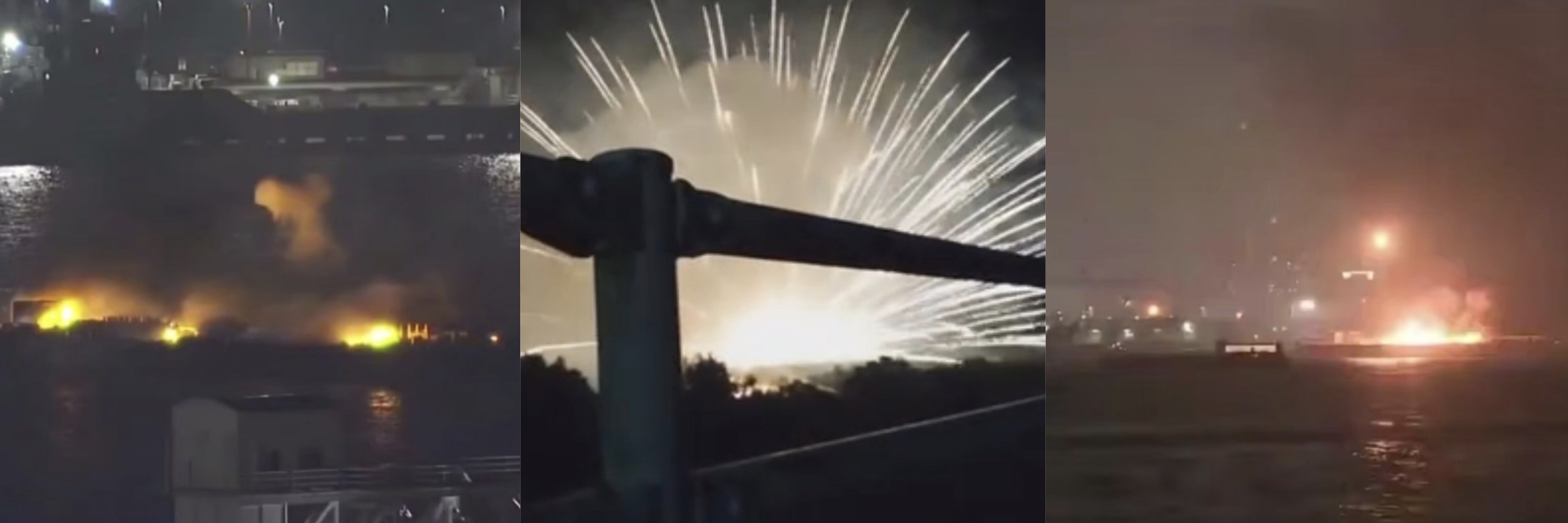 日本滨松中部祭典烟花节火灾炸裂!横滨淡路后日本第三次焰火危机，烈焰吞噬夜空
