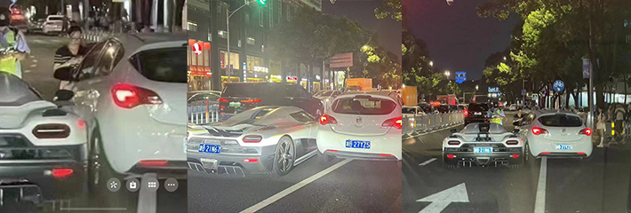 浙江宁波 4700万的陆地飞行器柯尼塞格 被别克女车主违规撞到!