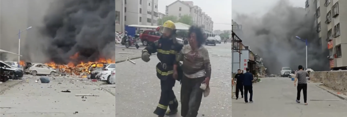 继辽阳饭店大火灾后山西太原小店区丰景佳园小区突发爆炸事故 已致17人伤亡 爆炸现场视频曝光！