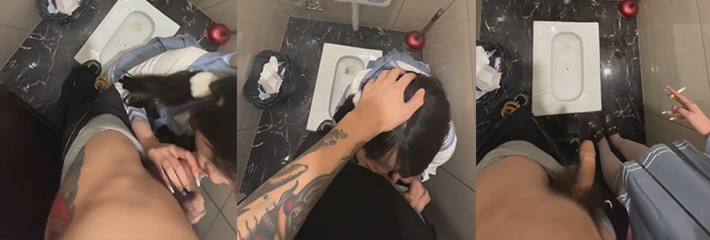 只要开上奔驰 尿尿后就有小萝莉帮你用嘴巴清理鸡巴 !
