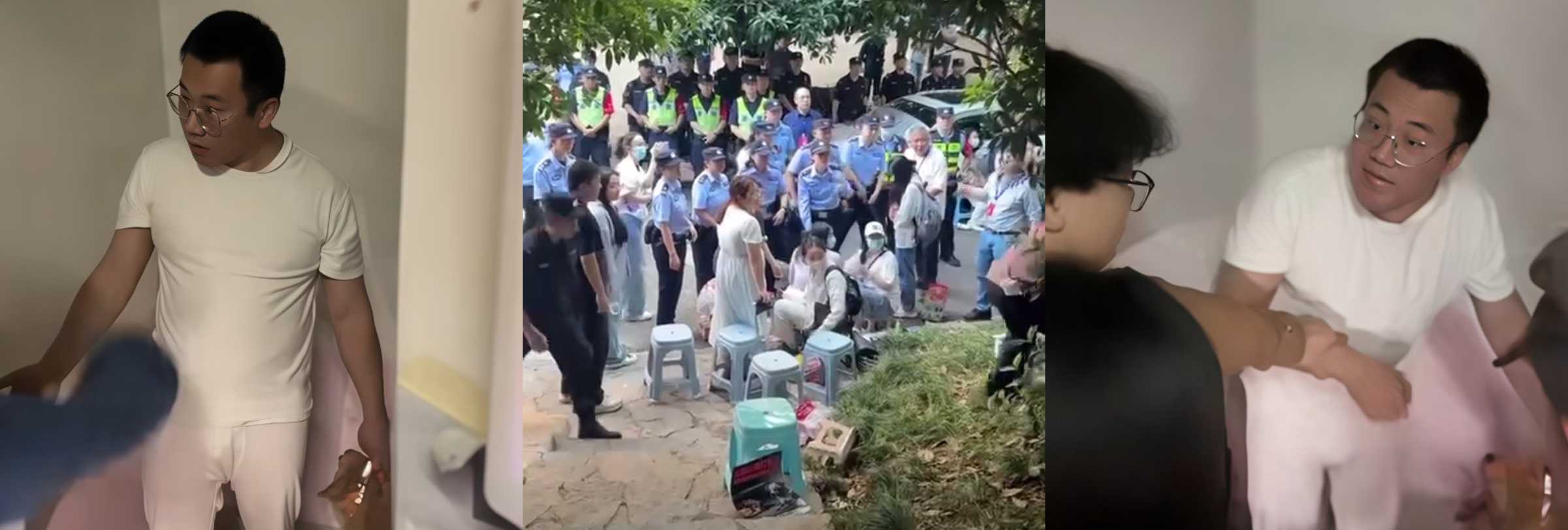 重庆山姆打包哥 虐狗事件引发众怒 引发数百人围堵爆发警民冲突 现场视频曝光