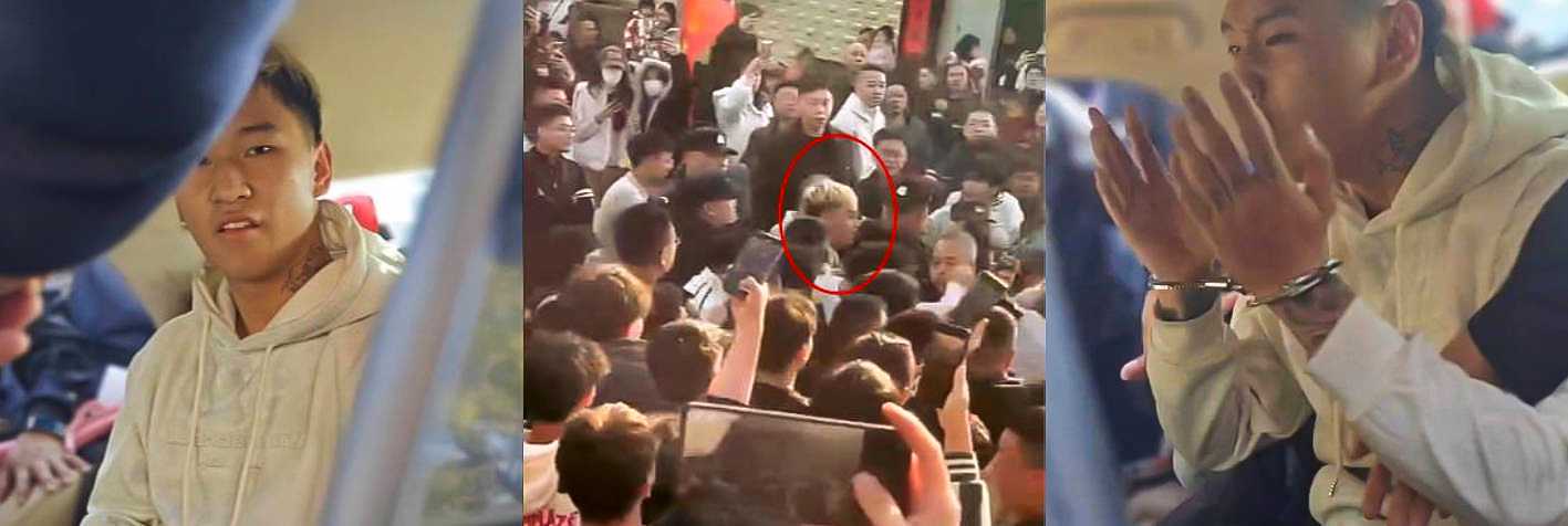 潮汕英歌舞训练现场有人欲想飙车撞人 喊话有三百万保险撞死人保险赔 当事人洪某俊出院就被围！