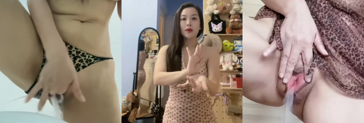 抖音8万粉丝网红 睿睿/睿睿的小马甲 定制福利 徒手自慰喷水特写 骚到极致了