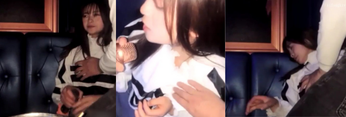 夜场KTV内女孩的真实配客户日常分享 为了金钱的利益不惜用肉体交换！