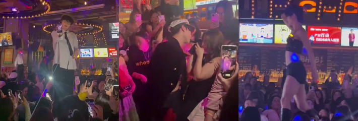 长沙春天夜店男模激情热舞 八块腹肌诱惑的姐姐们笑不拢嘴 姐姐的快乐 你想象不到！