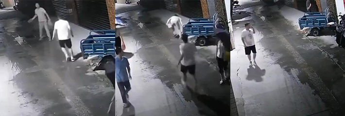 福建外卖小哥被杀案 小巷子上演街头械斗 凶手连捅数刀倒地不起 杀人者系女友前夫 ！