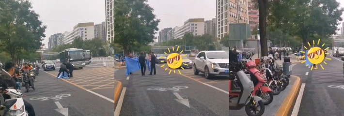 北京一女子赤身裸体实名举报某刑警大队长 婚外骗感情，最后被警察强制用警用遮羞布裹走