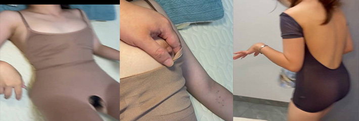 摄影师套路清纯学生妹 私拍忽悠其拍透视装 对小姐姐摸臀扯衣肆意上下其手！