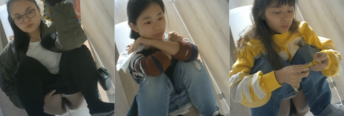 精品厕拍 固定机位偷拍多位小姐姐小便 脸逼同框刺激到爆！
