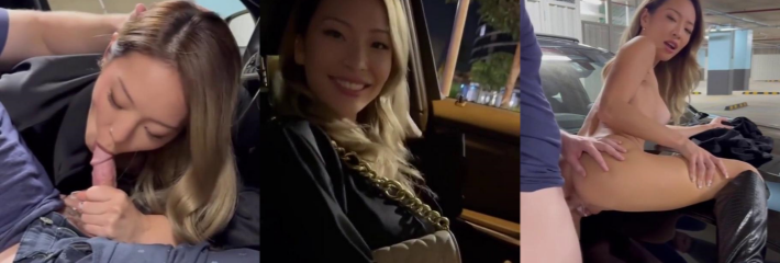 漂亮美眉 Naomieast 在地下停车库被大洋吊无套输出白浆 颜射吃精！