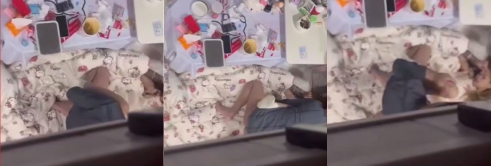 女生宿舍惊爆夜间秘密 舍友携男友激情做爱 误以为无人偷欢 火辣场景引爆宿舍八卦 青春荷尔蒙肆意释放