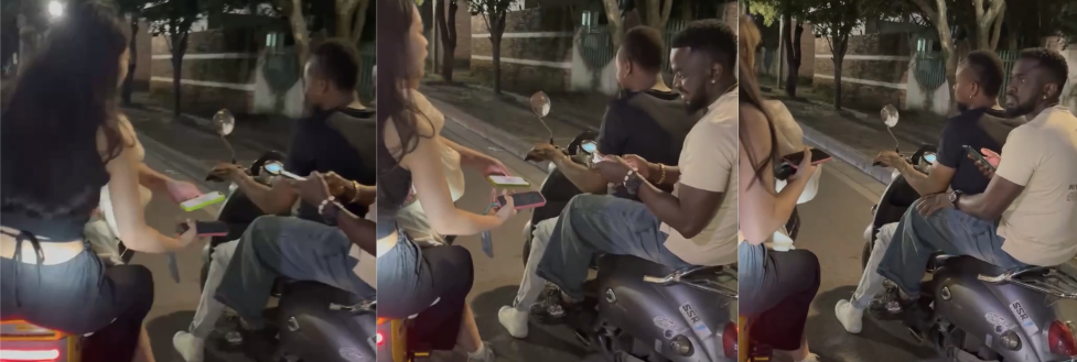 女生大街主动搭讪黑人主动送逼 加上vx后当晚就遭受大黑屌的打桩了！