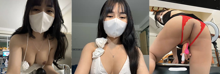 美女理发师竟然一边给客人洗头 一边偷偷的用假鸡巴自慰 好刺激哟！
