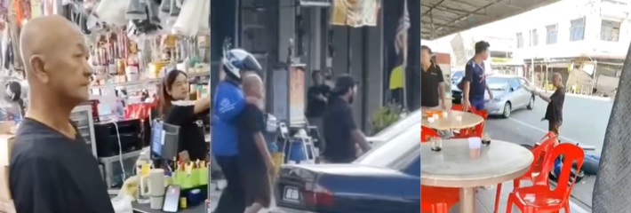 马来西亚无业游民 餐馆吃饭不满服务 持刀砍人砸店 偷拍视频曝光 刀光乱舞店内一片狼藉！