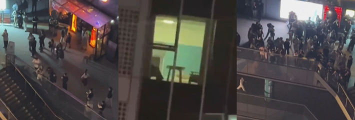整个抖音都在找的 日照安泰国际广场大瓜 情侣做爱不拉窗帘被上千人围观 事后有吃瓜群众直接敲门提醒！