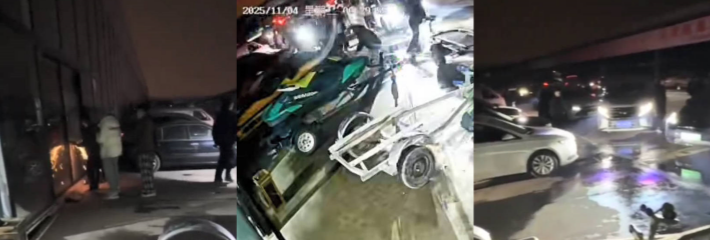 天津抢车打架事件 深夜凌晨两伙人抢车打架 现场视频流出 场面一度混乱！