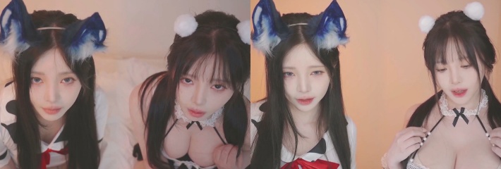 ASMR诱惑系列 私密别墅重点的御姐双人贴贴 幽静的时光配上可爱的妹子 大战一触即发！