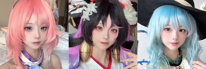 抖音40W粉女coser 拿铁ouo 恋爱期间家暴男友 下海卖原味内裤 分手后被曝光床战视频！