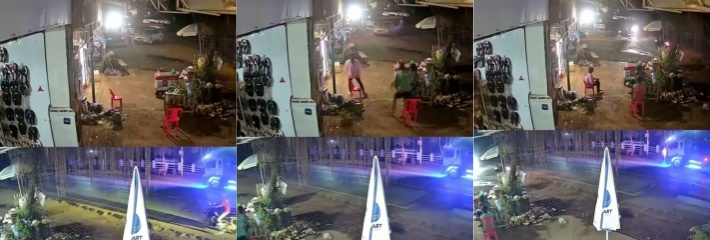 柬埔寨特本克蒙街头枪战惊魂 东南亚闹市突发 警方封锁现场调查真相！