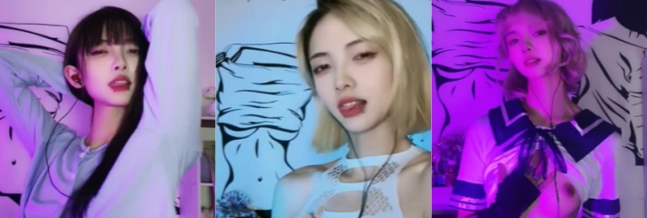 抖音高颜值主播 直播热舞露出激点 这已经不是擦边了 摆明了就是色情直播!