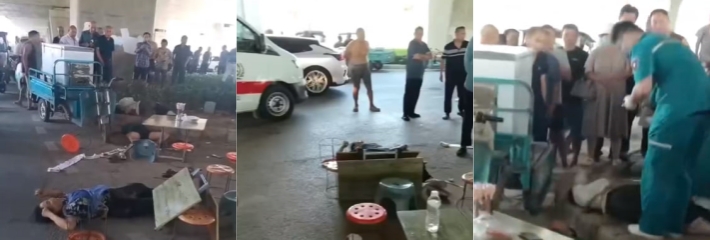 郑州中牟新区抢摊位酿惊天惨案 一男子持刀捅人致三人命丧当场 现场视频曝光引全网热议