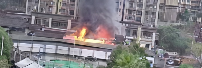 宁德街头惊魂一刻 古田农药店瞬间变火海 农药爆炸黑烟直冲云霄