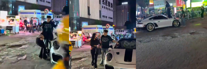贵阳女子街头砸车引发关注，事后发现车辆系租赁性质赔偿或成难题!