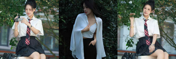 推特高颜值女神 JasmineJ 真空JK服阳台热舞 假阳具猛插骚穴激烈抽插
