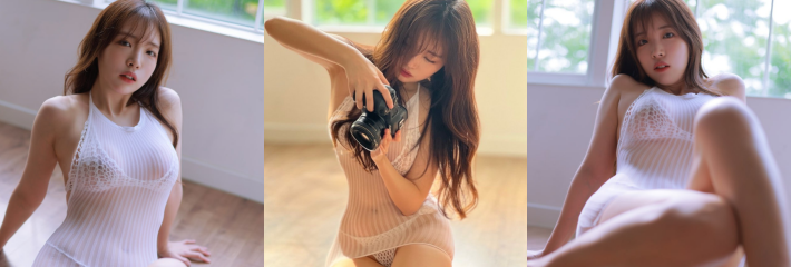 韩国高颜值模特少女 rina 超美比基尼唯美写真 大尺度画面超级诱人